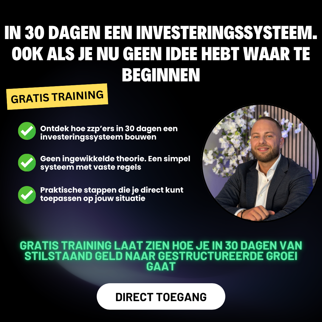 Jeffrey van den Bosch Facebook ad: Gratis Training Voor zzp'ers