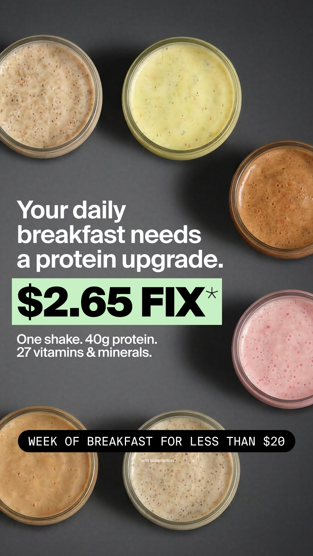 Huel Facebook ad