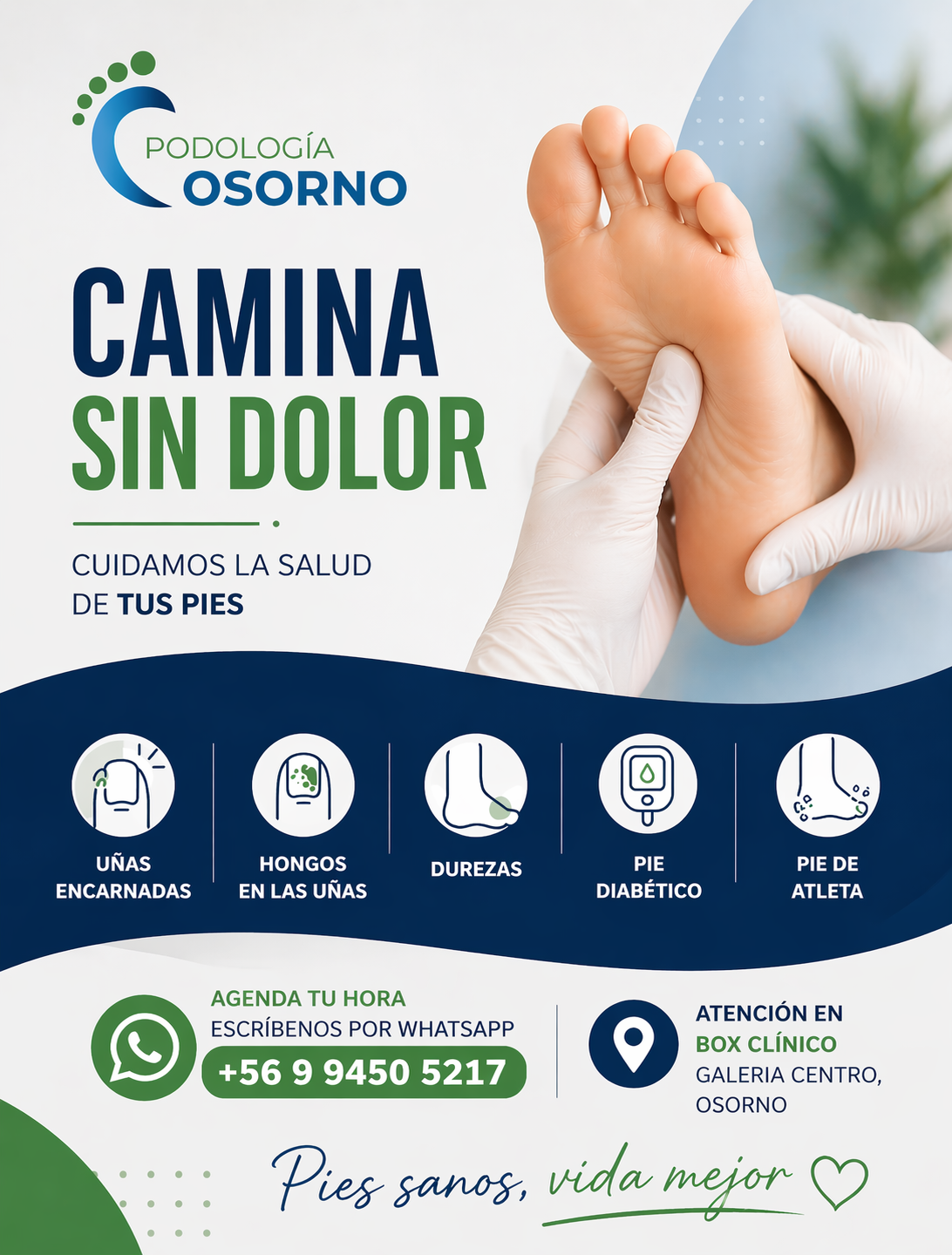 Podología Osorno Facebook ad