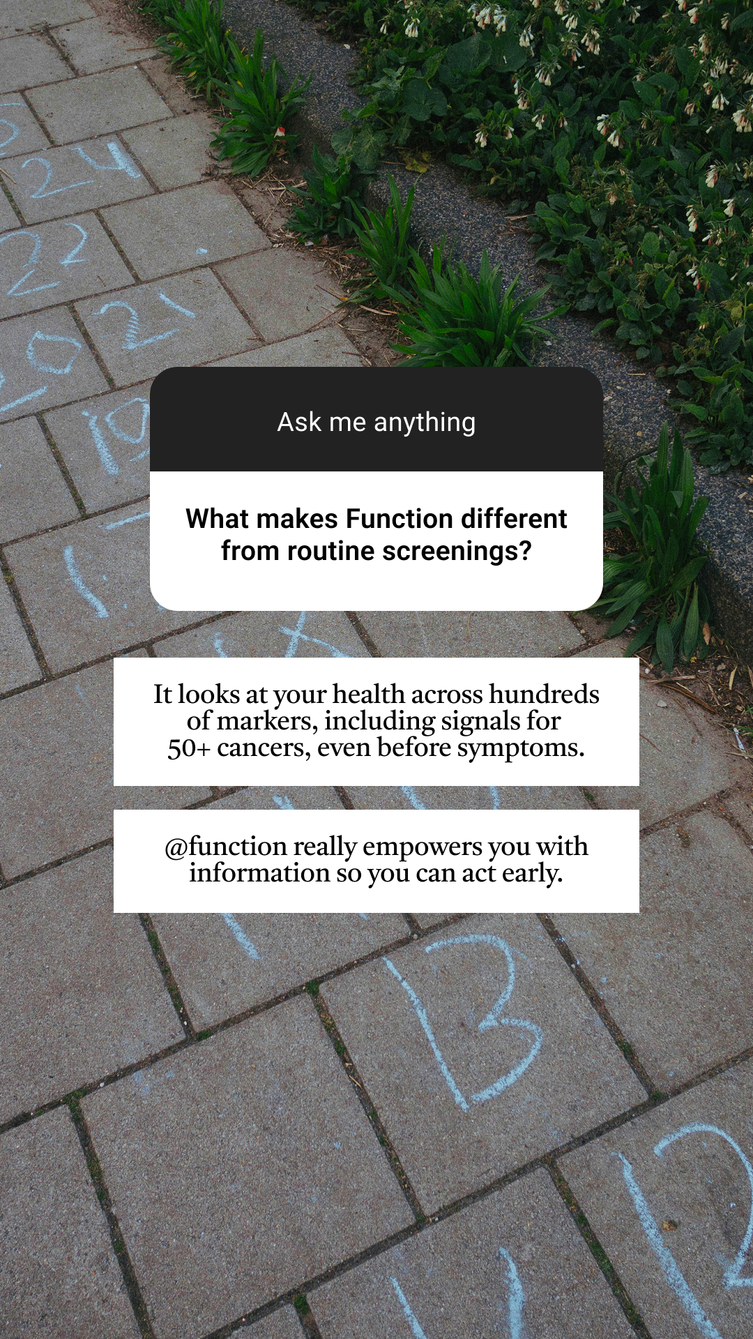 Function Health Facebook ad