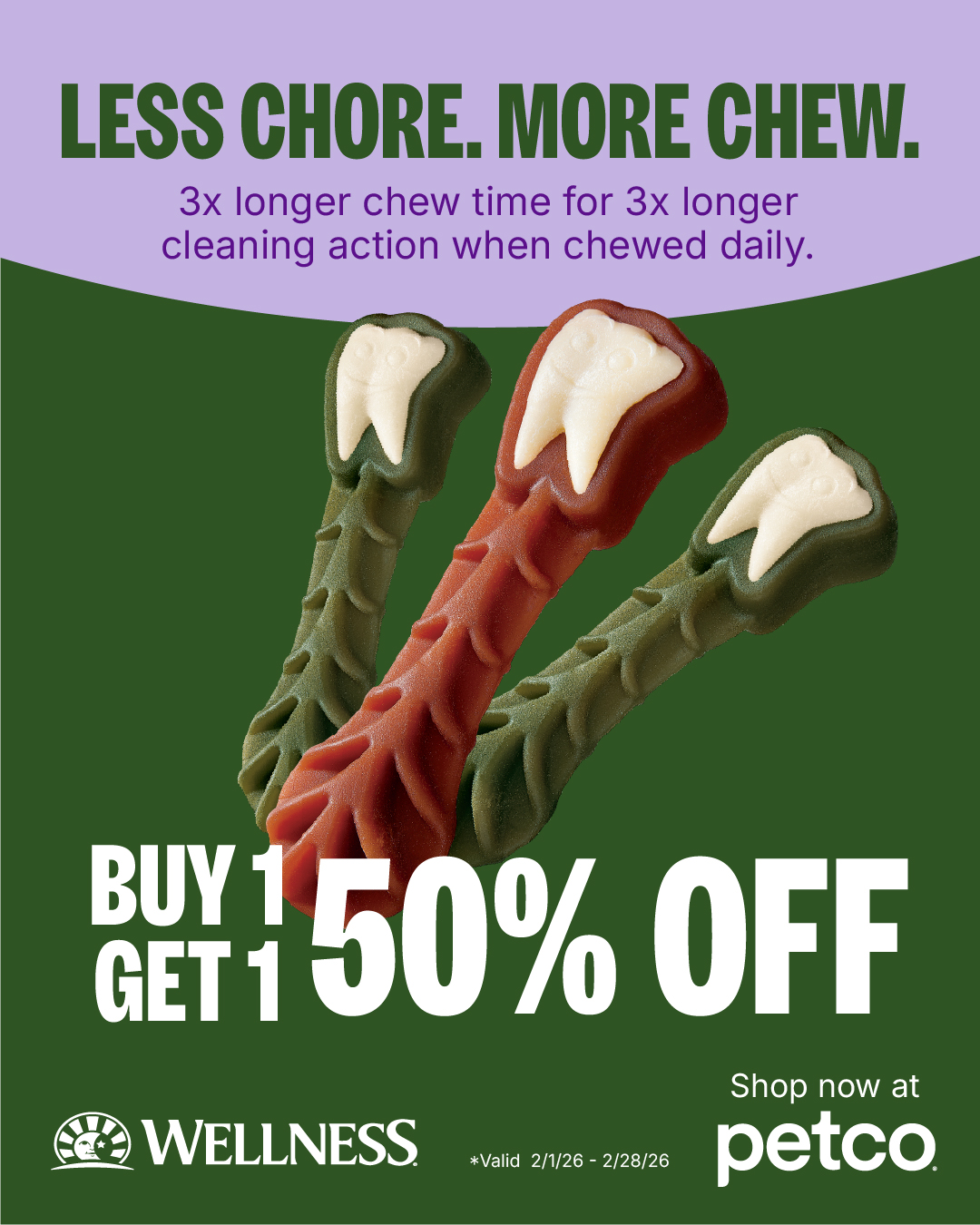 Wellness Pet Food Facebook ad