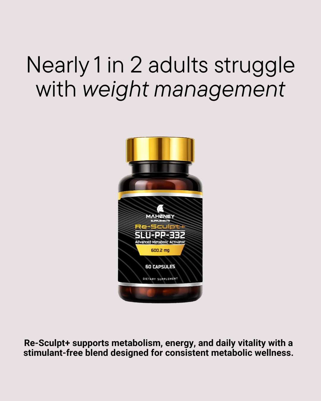 Mahoney Supplements Facebook ad