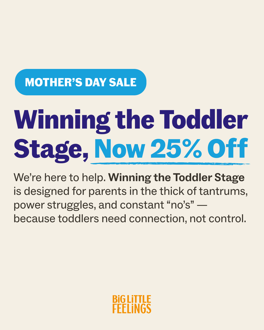 Big Little Feelings Facebook ad