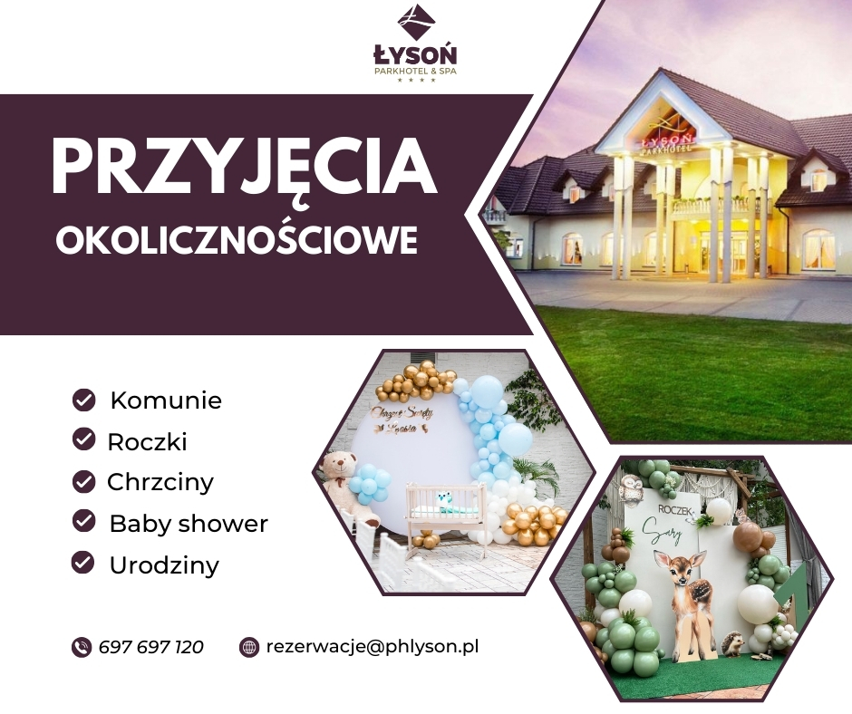 ParkHotel Łysoń Facebook ad: Park Hotel Łysoń - Zorganizuj wyjątkowe przyjęcie…