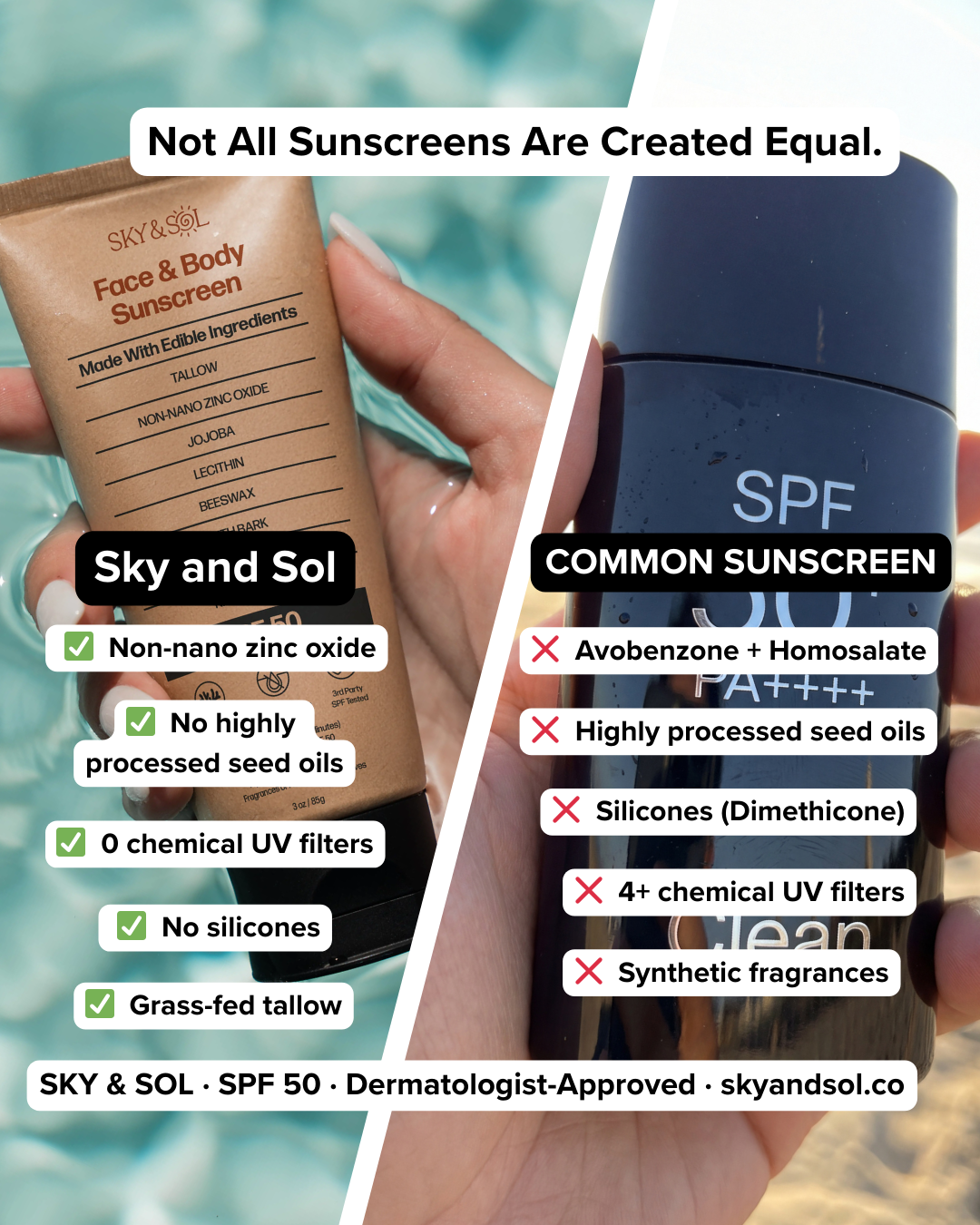 Sky&sol Facebook ad