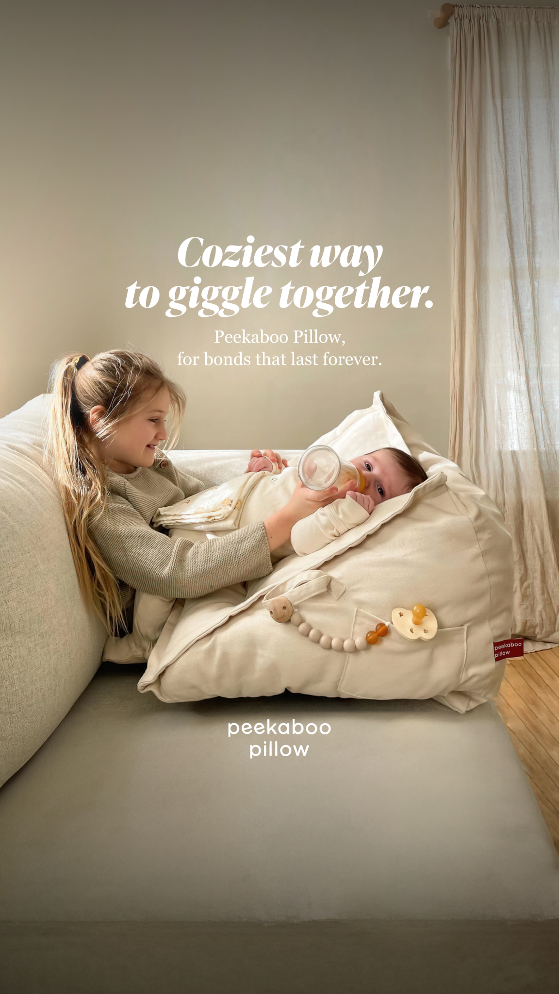 Peekaboo Pillow Facebook ad