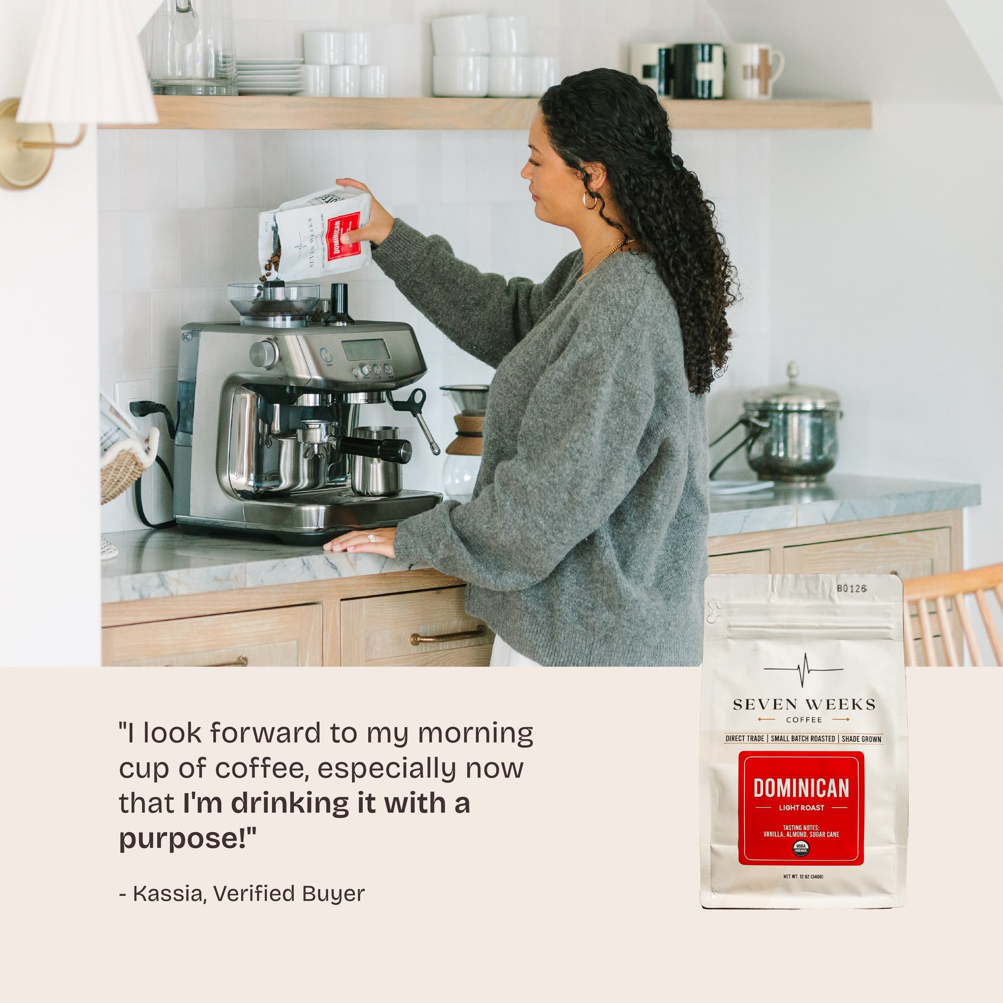 Seven Weeks Coffee Facebook ad