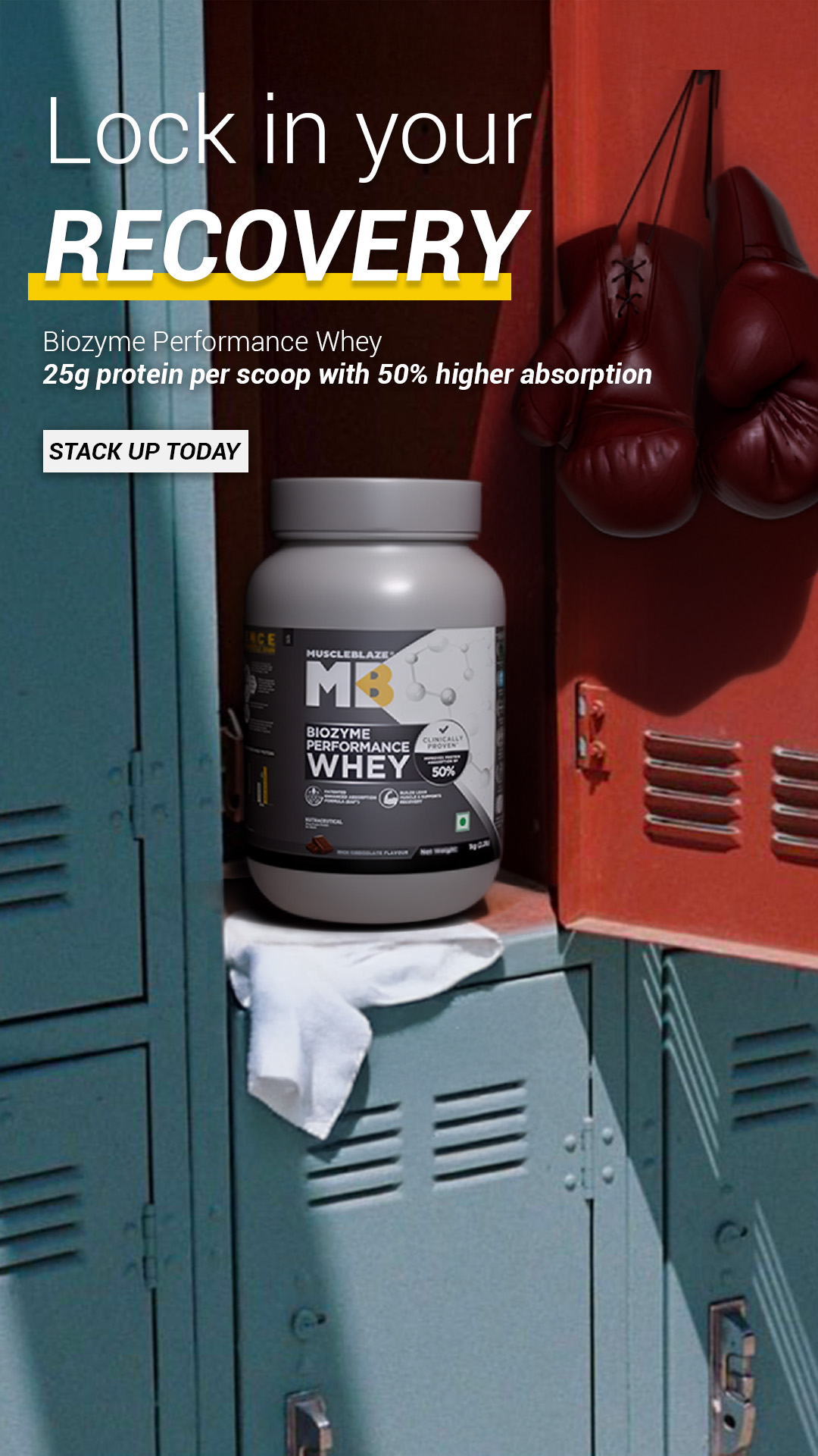 MuscleBlaze Facebook ad