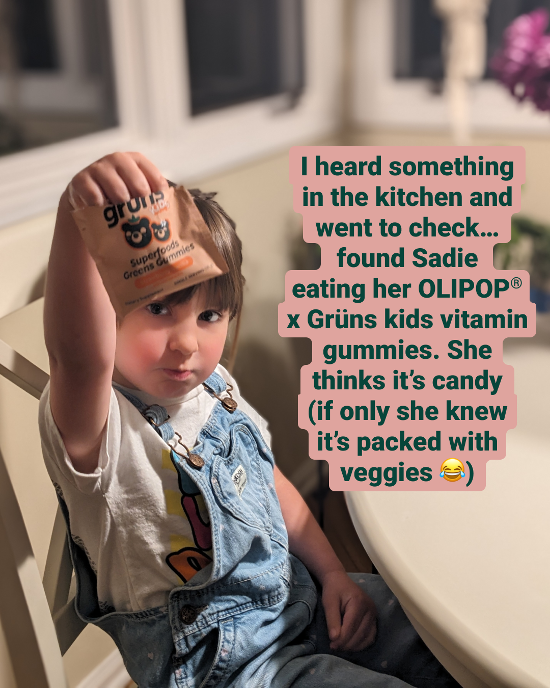 Grüns Kids Facebook ad