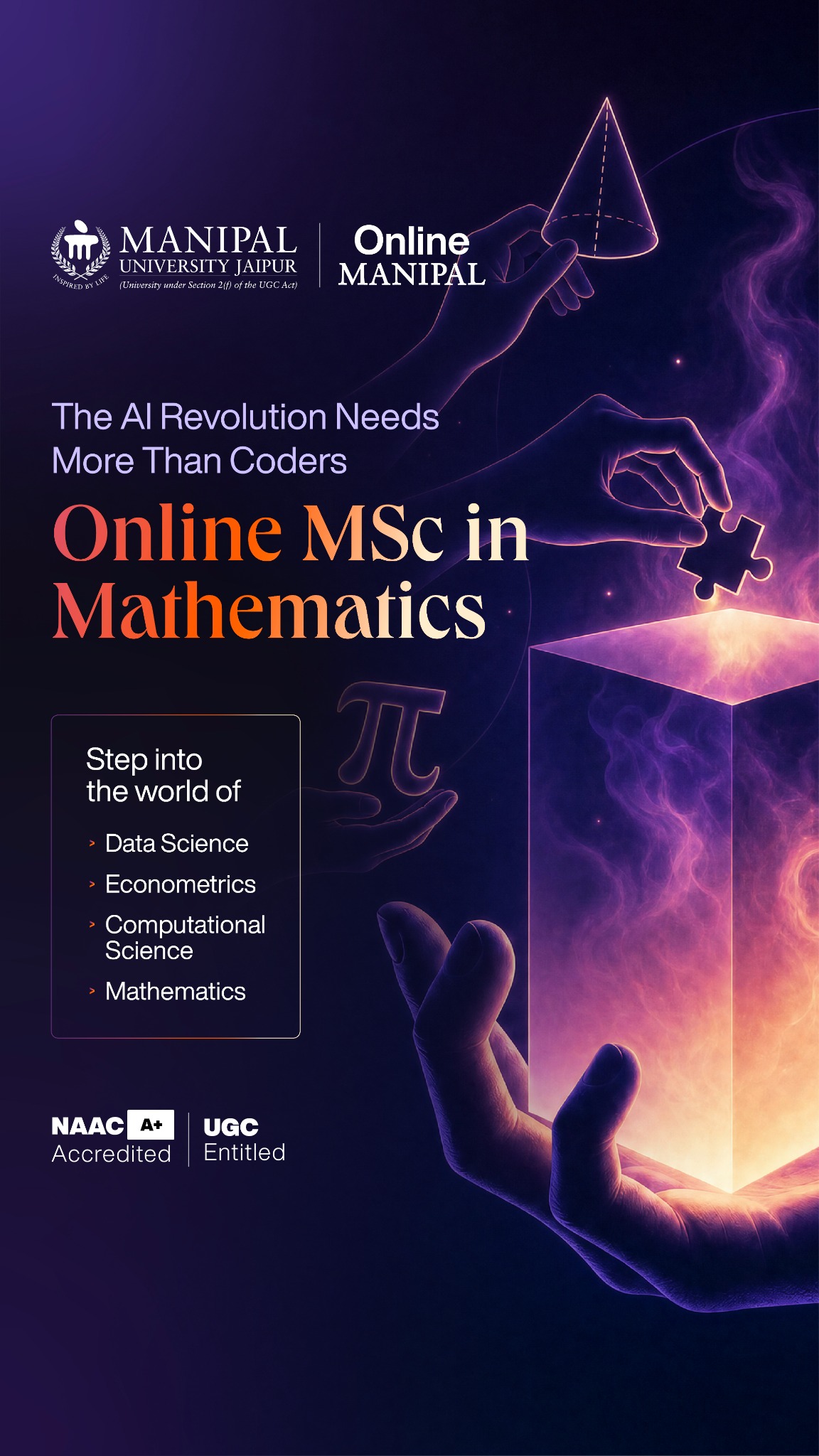 Manipal University Jaipur Online Facebook ad