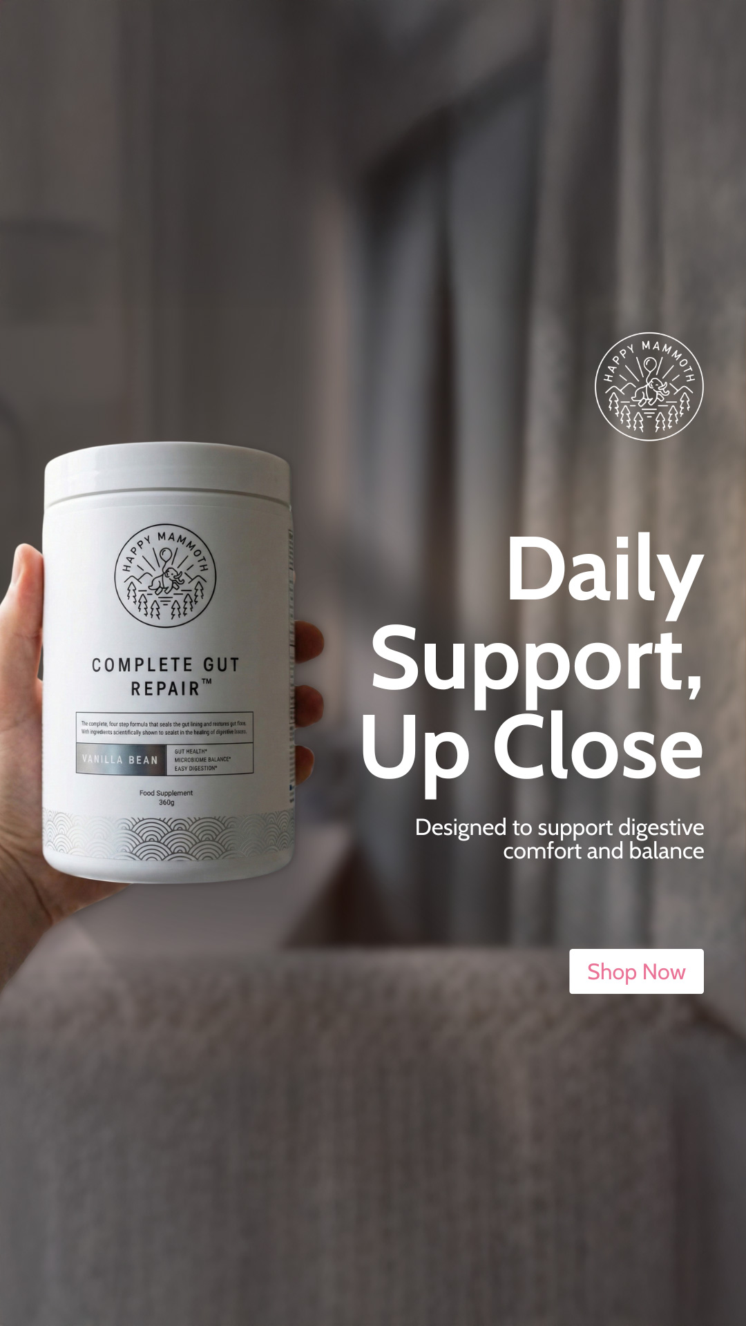 Happy Mammoth Facebook ad