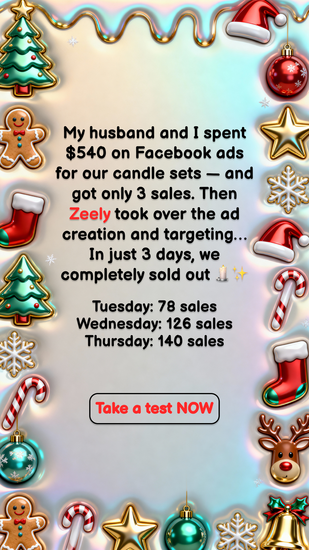 Zeely Facebook ad