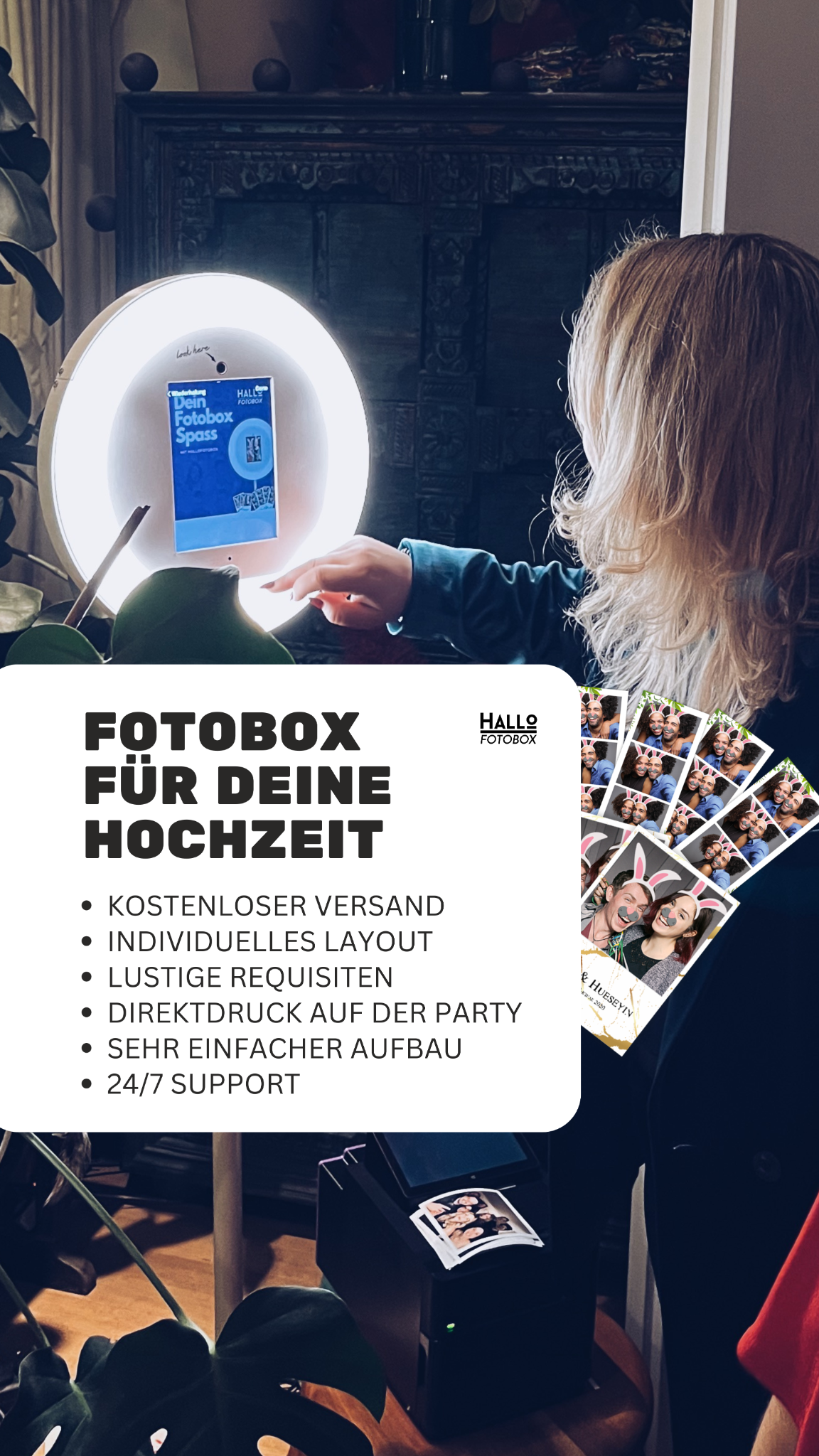 HalloFotobox / Fotobox Vermietung Facebook ad from Sep 21, 2025