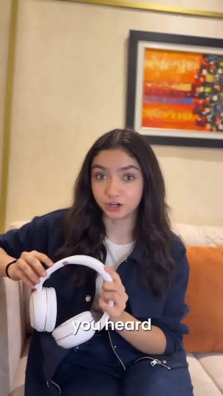 Audionic - The Sound Master Facebook ad: Aina Asif lives every beat her way.