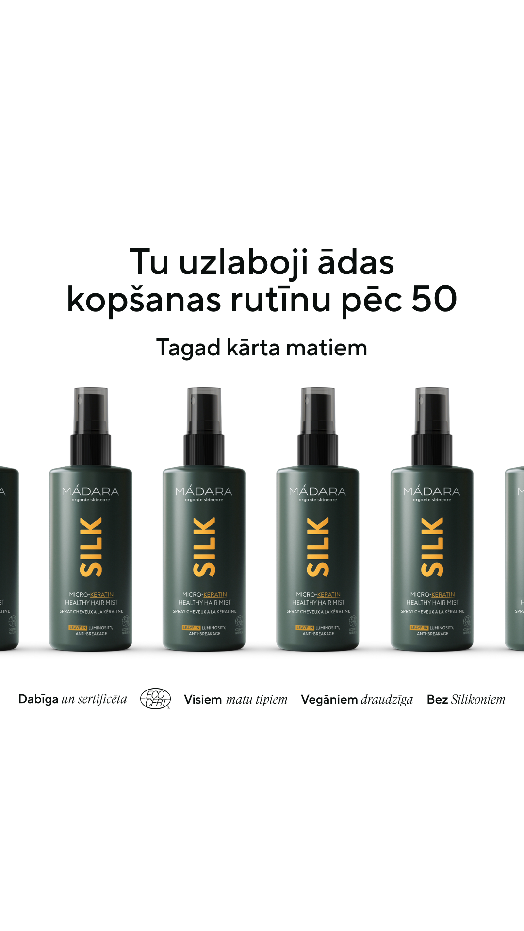 Mádara Organic Skincare Facebook ad