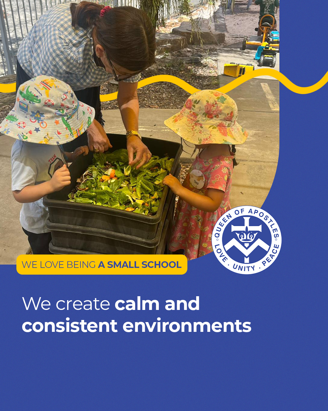 Queen of Apostles School Riverton Facebook ad