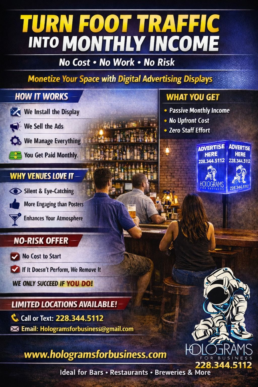 Holograms for Business Facebook ad: GENERATE NEW REVENUE