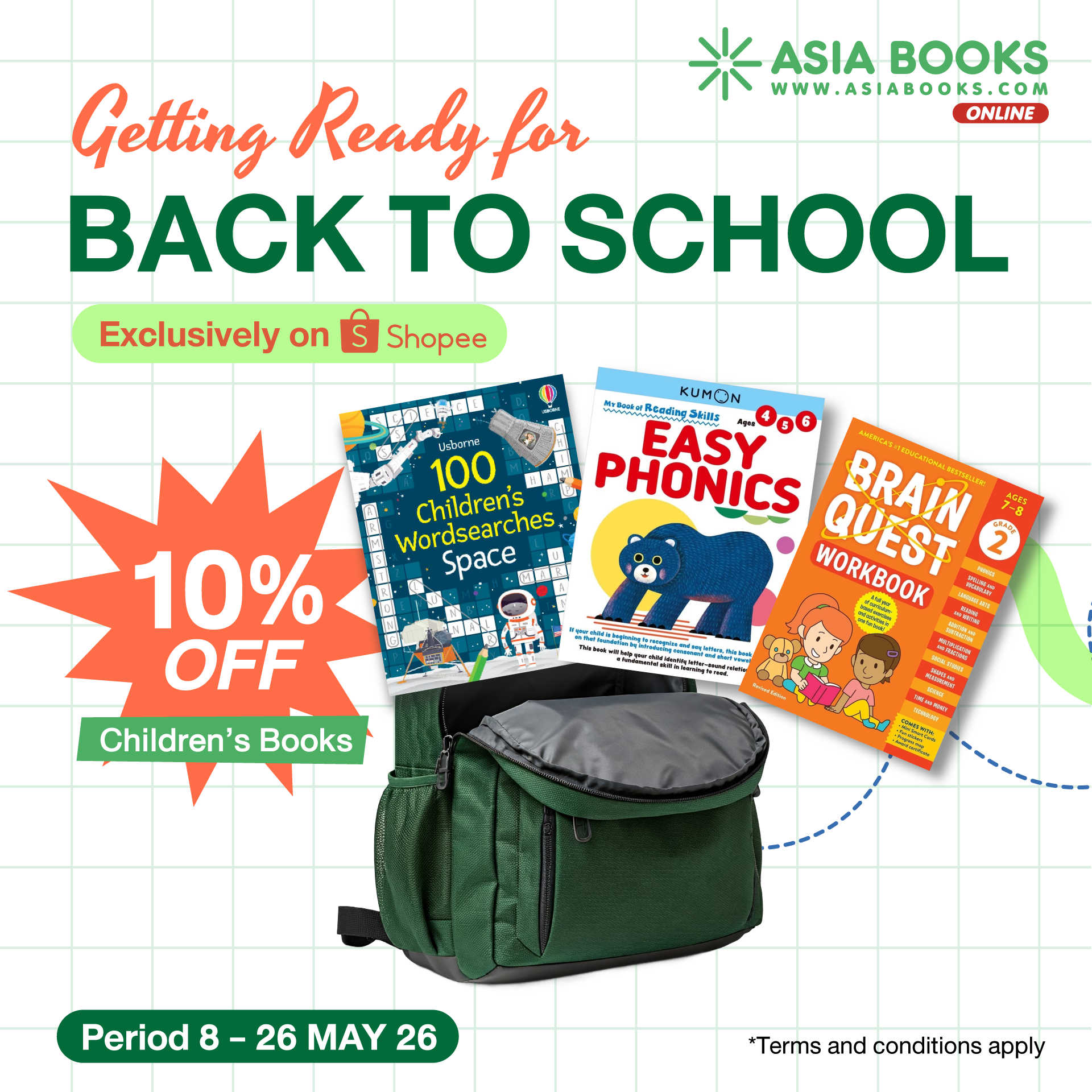 Asia Books Facebook ad