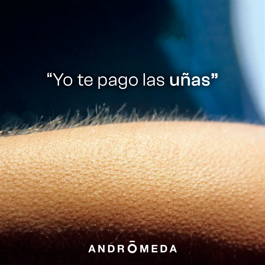 App Andrómeda Facebook ad: Palabras que enamoran