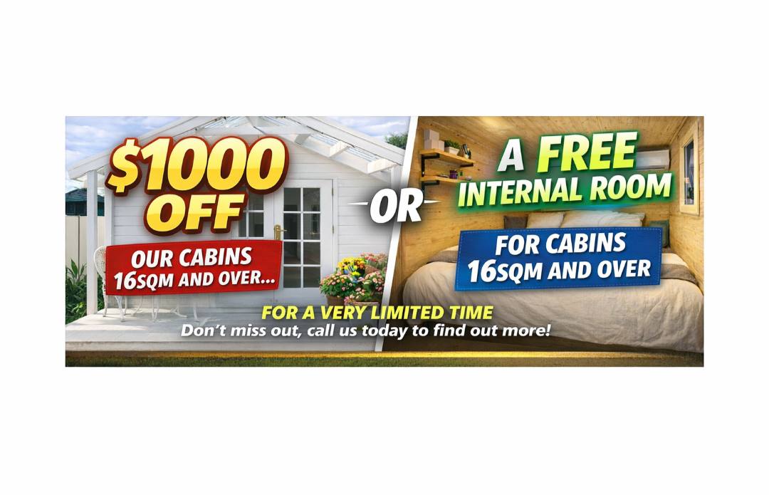 My Cozy Cabins AU Facebook ad: My Cozy Cabins | Affordable Garden Rooms & Backyard Cabins…