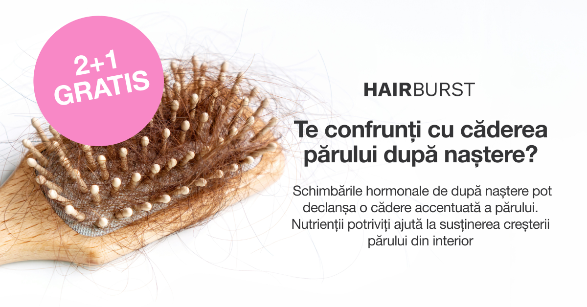 Hairburst Romania Facebook ad