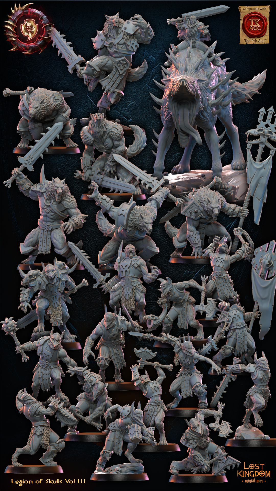 Lost Kingdom Miniatures Facebook ad from Mar 1, 2026