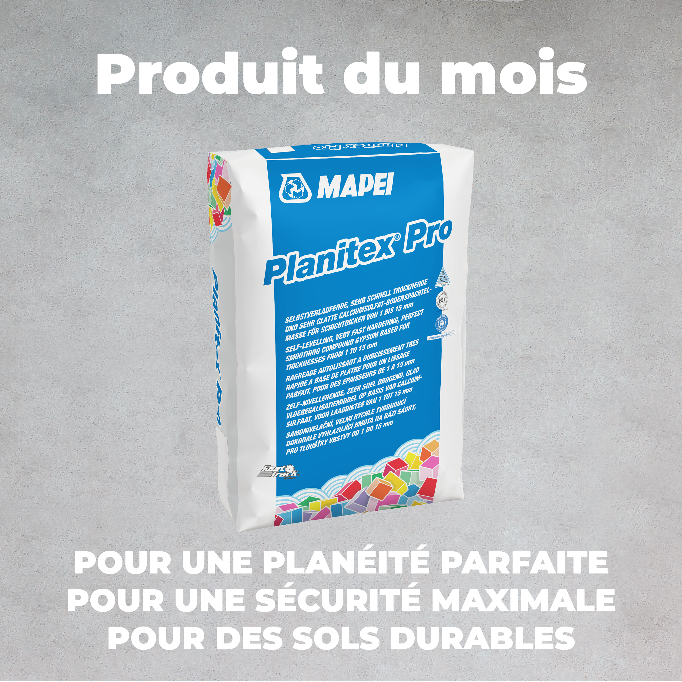 Mapei Switzerland Facebook ad: Planitex Pro