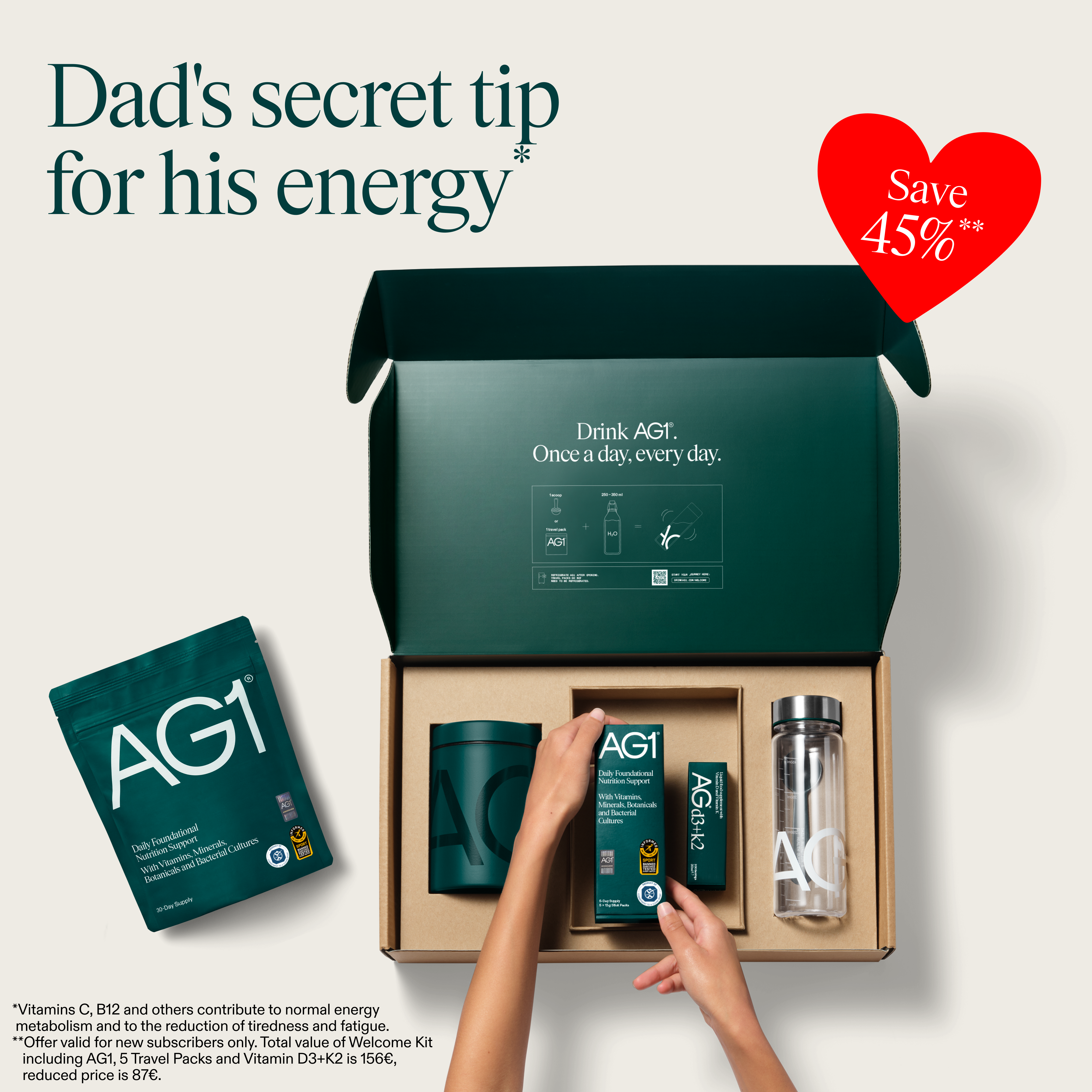 AG1 by Athletic Greens Facebook ad