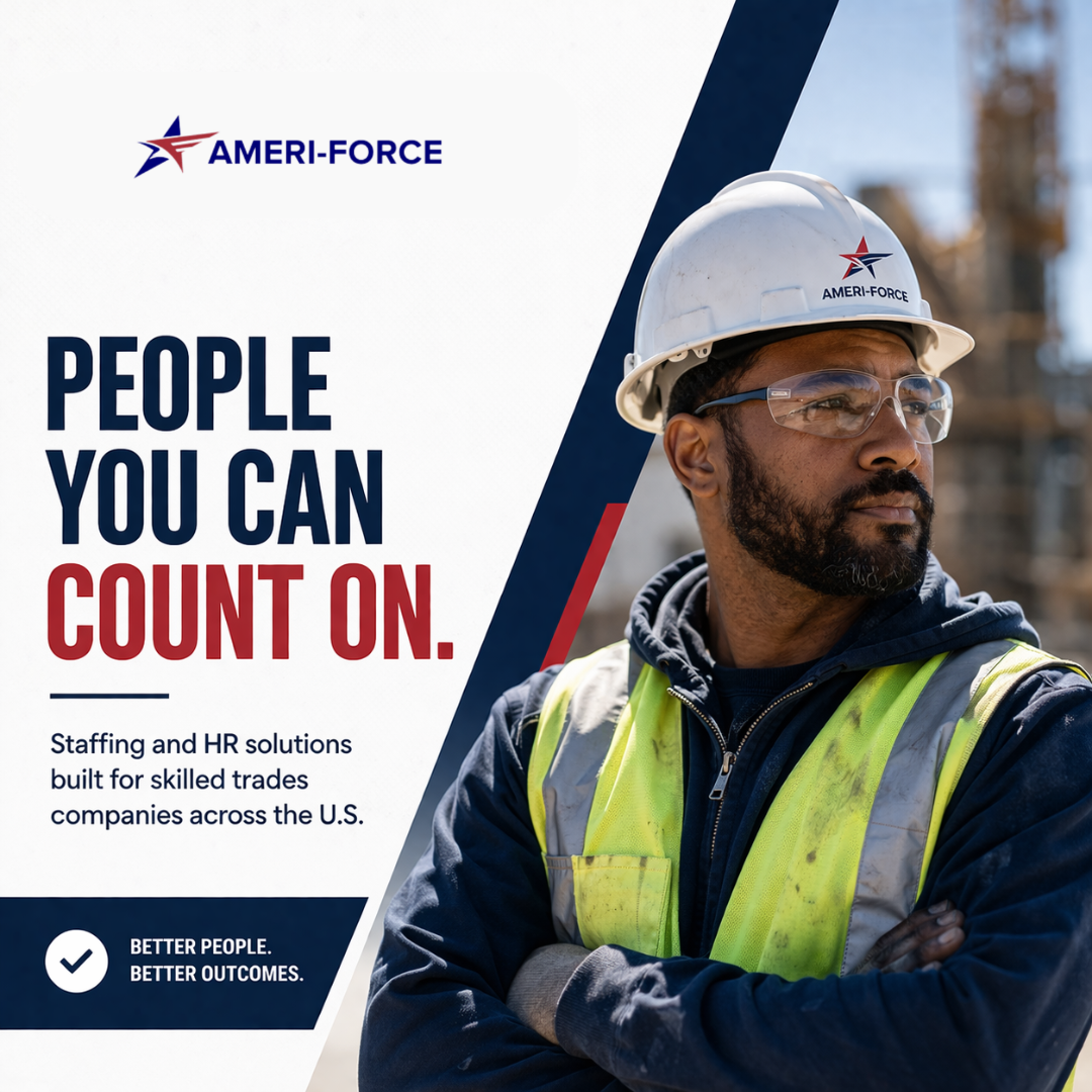 Ameri-Force, Inc. Facebook ad: Build With Proven Expertise