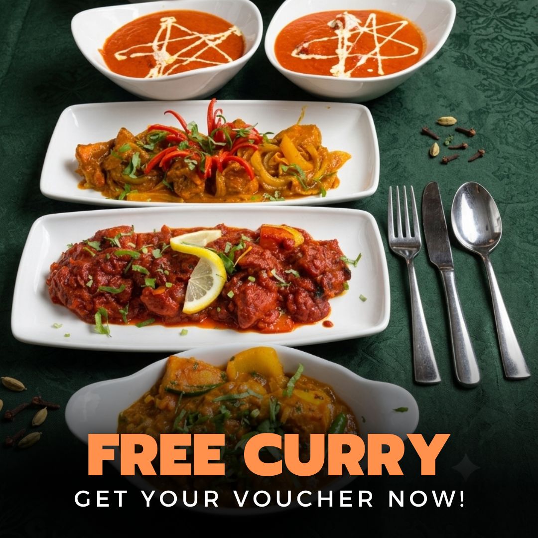 Amans Stockton Heath Facebook ad: Claim Your Free Curry