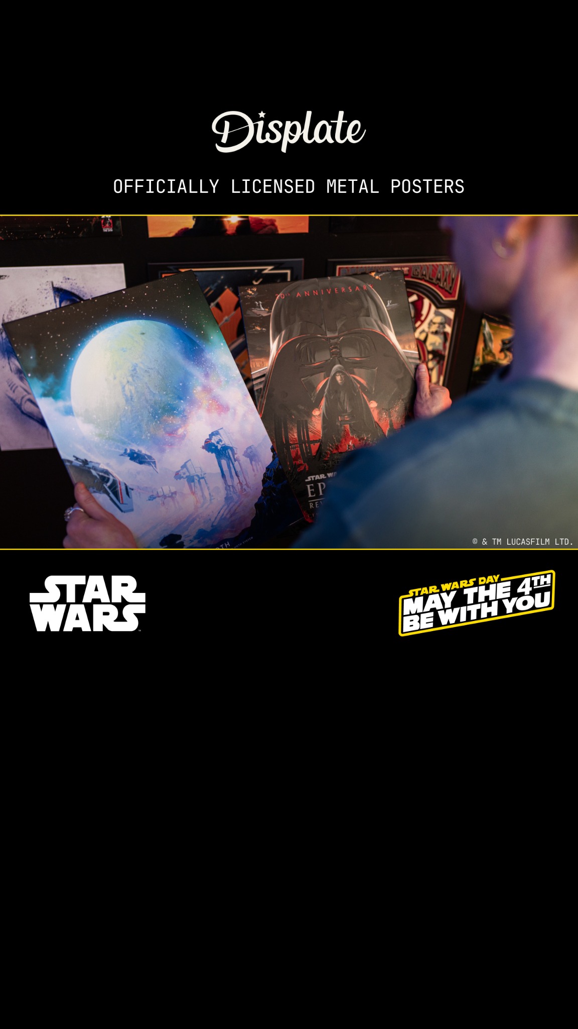 Displate Facebook ad