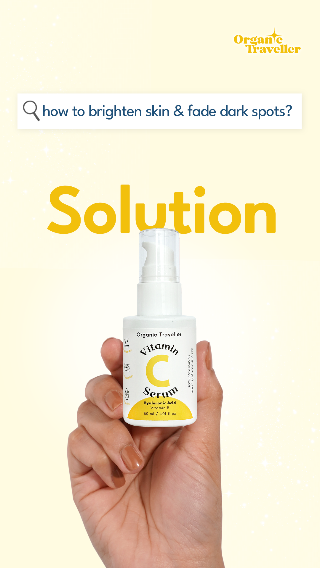 Organic Traveller - Skincare Facebook ad