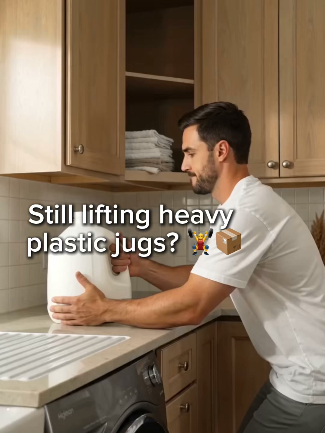 Kind Laundry Facebook ad: Lightweight. Powerful. Zero Plastic.