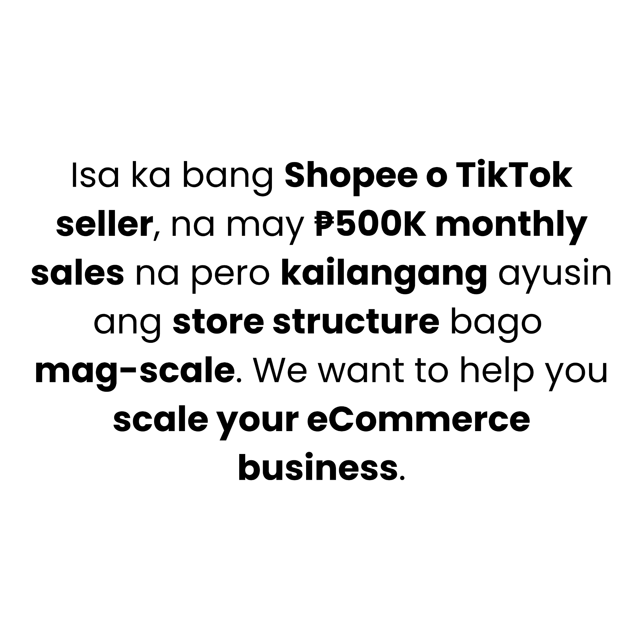 ECOM Accelerator Facebook ad