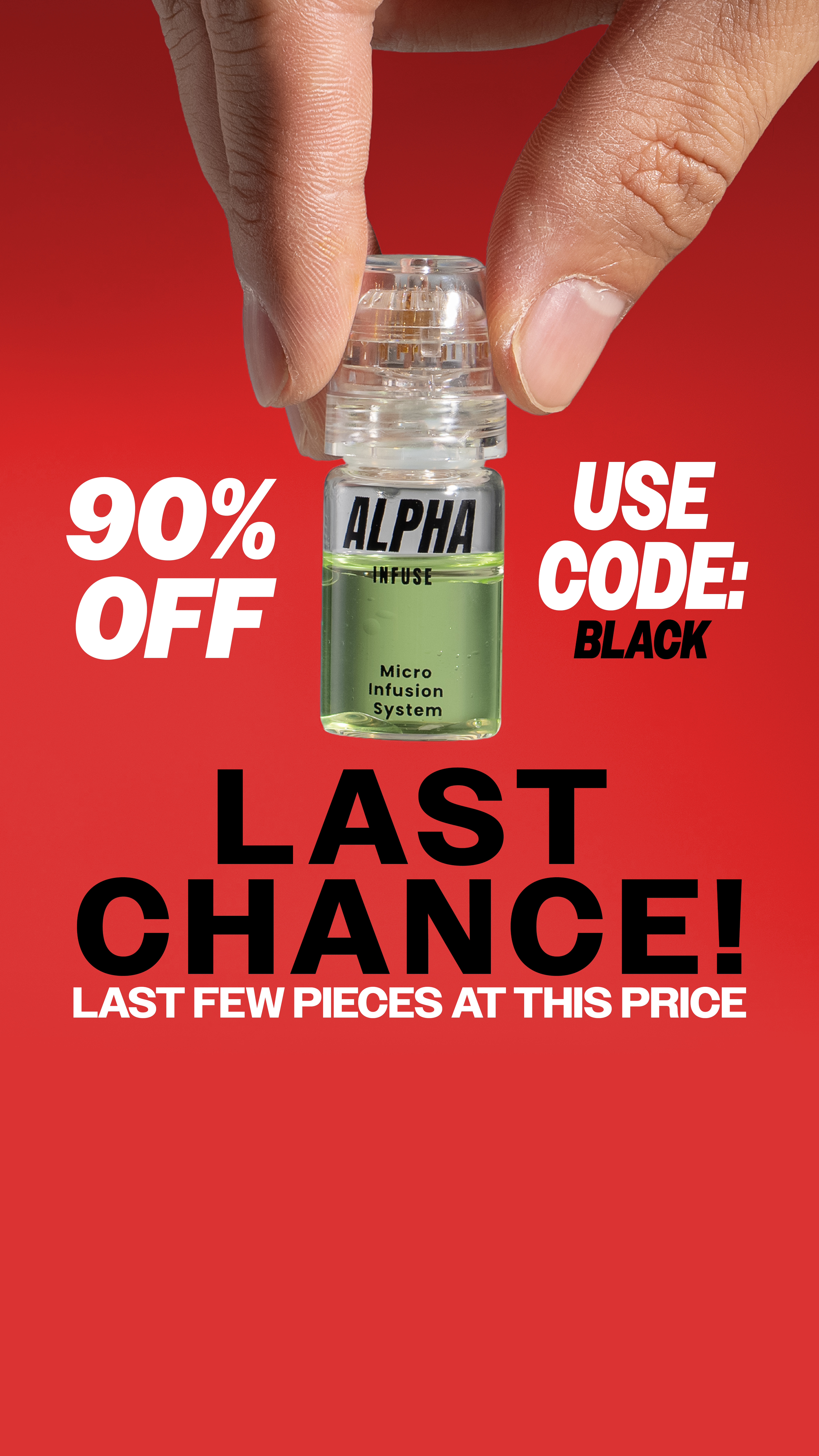 AlphaInfuse Facebook ad
