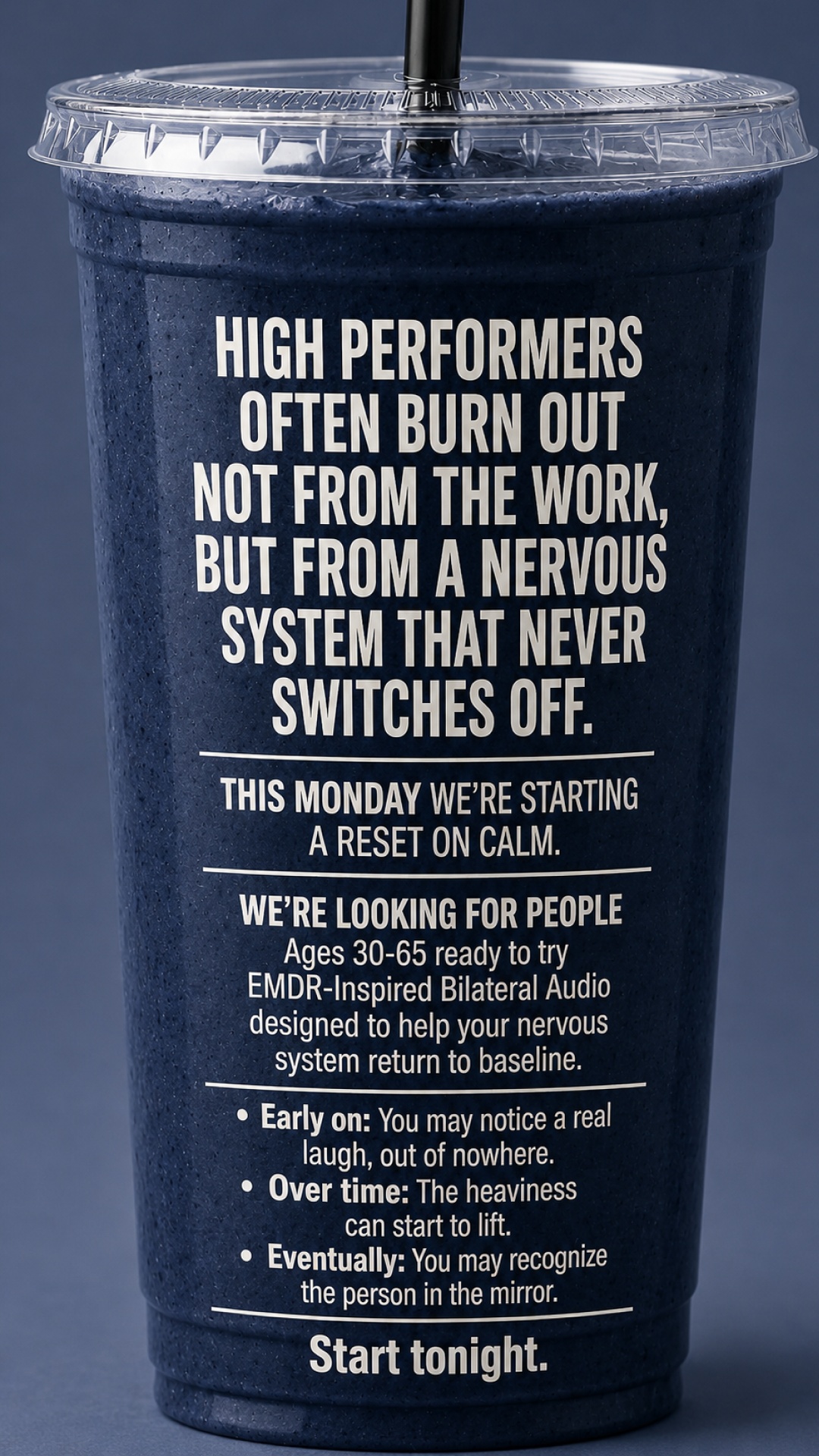 Calm Facebook ad