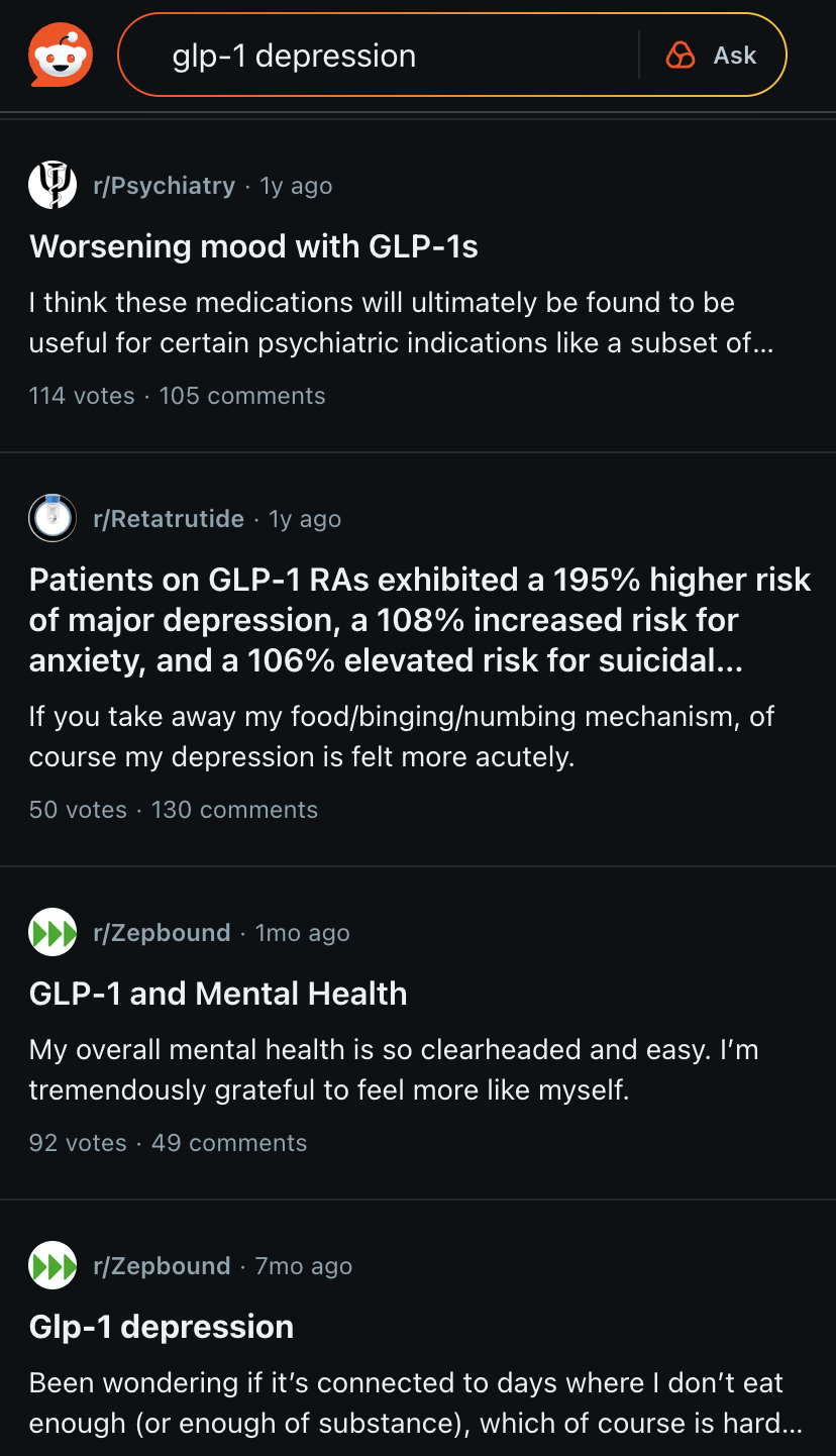 Sienna Whitfield Facebook ad: GLP-1 & Depression - Major Breakthrough