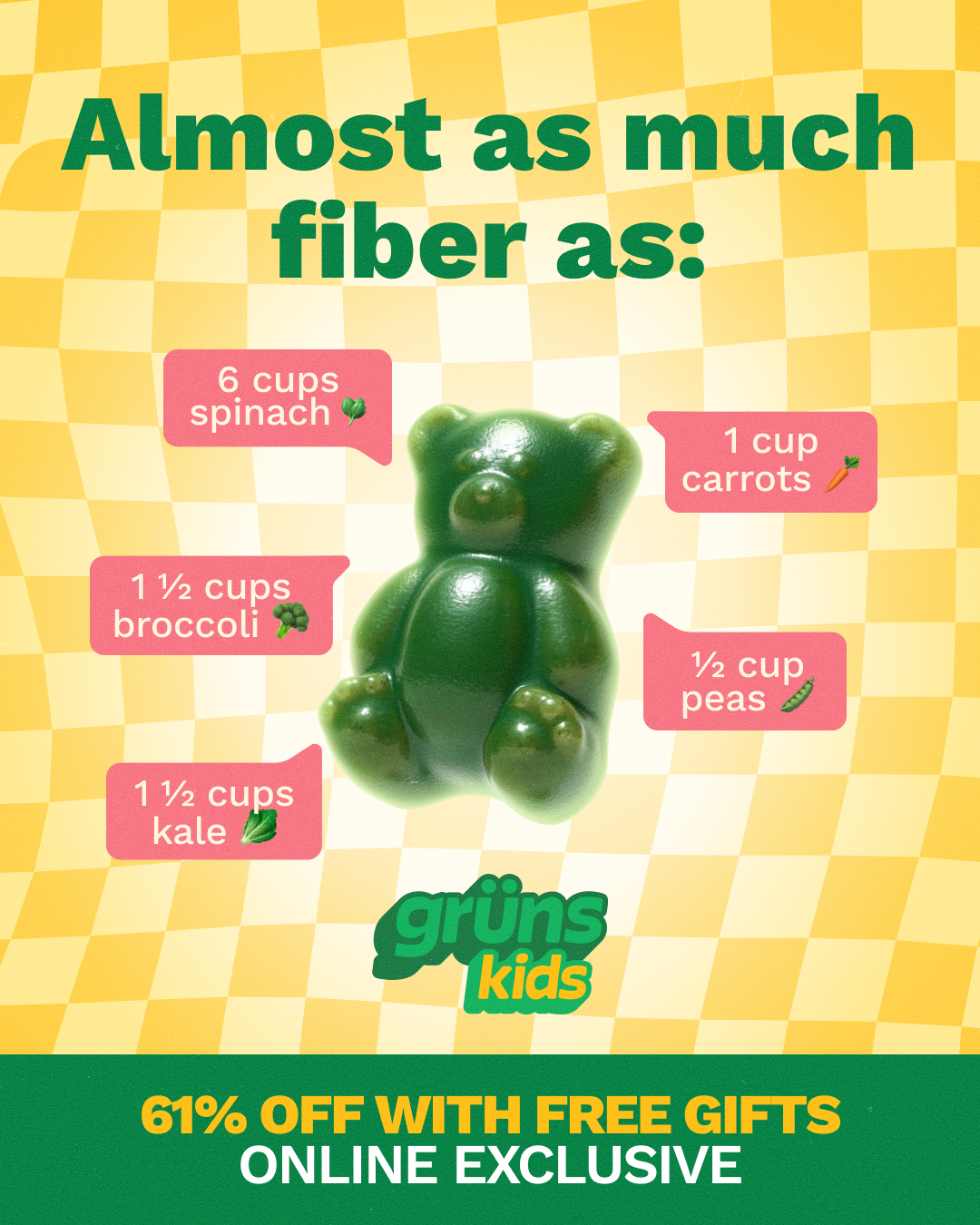 Grüns Kids Facebook ad