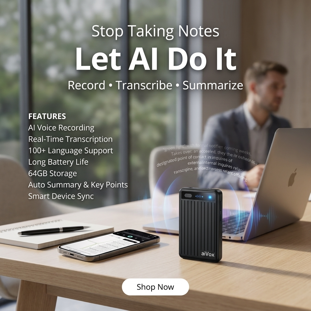 TipTop360 online Facebook ad: No More Note Taking