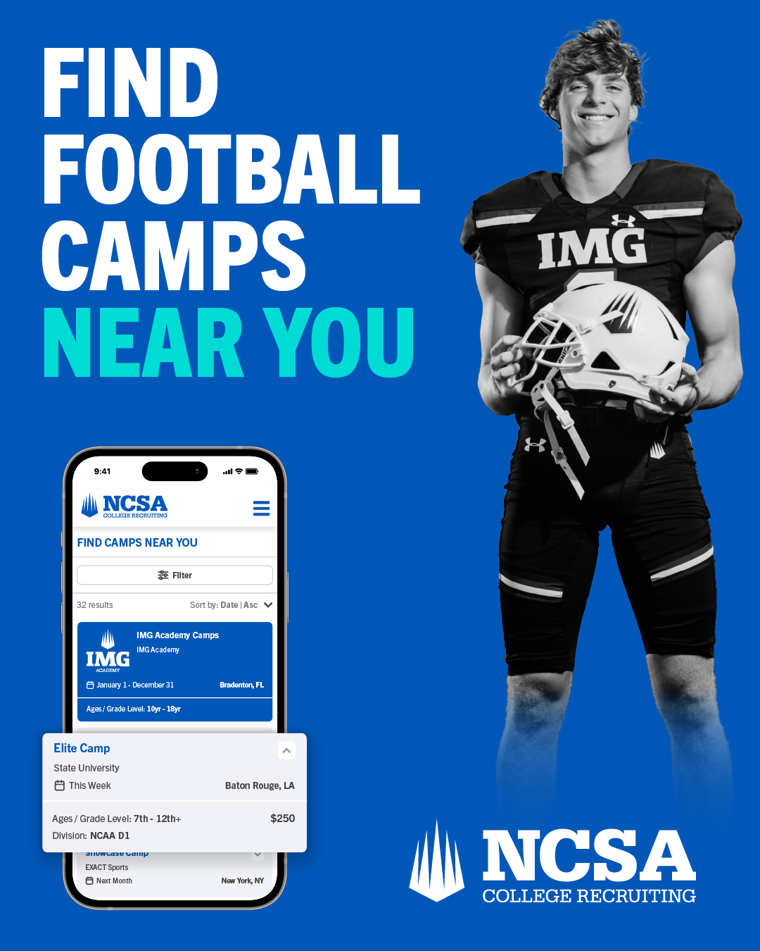 NCSA College Recruiting Facebook ad