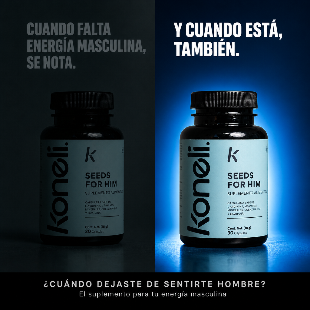 Koneli Facebook ad: Seeds For Him