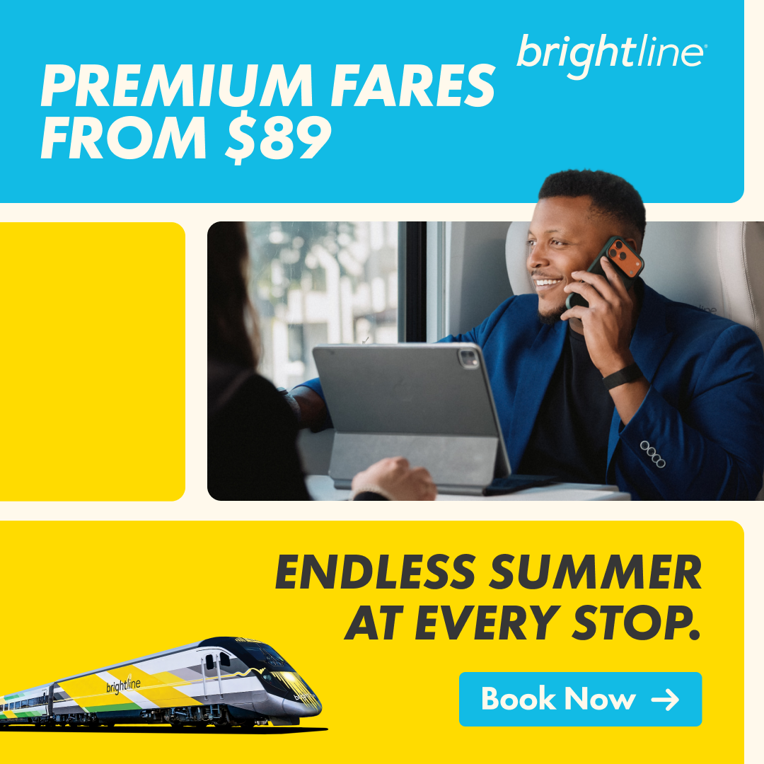 GoBrightline Facebook ad from Jul 17, 2026