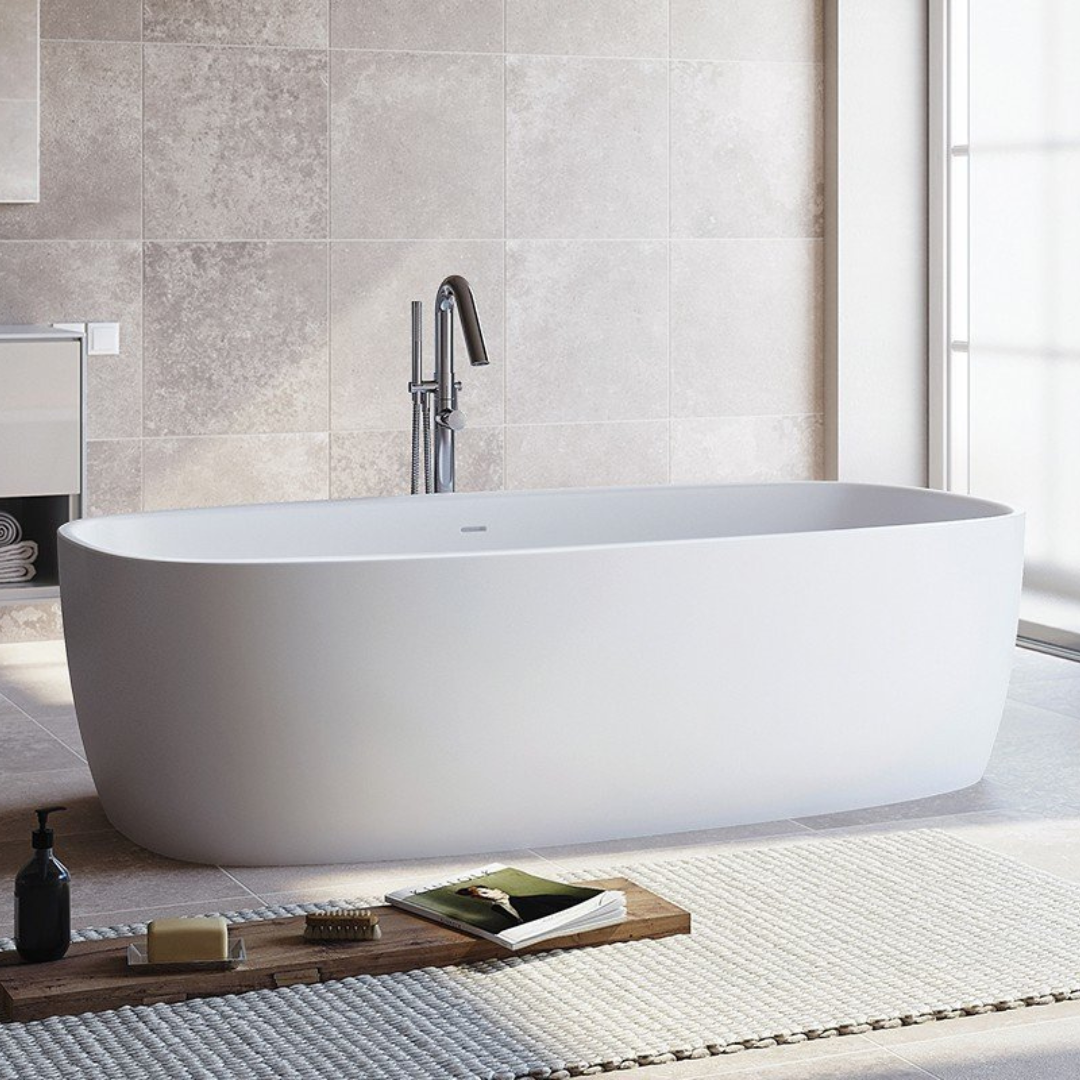 Aquatica Bath & Wellness Facebook ad: Choose luxury with an Aquatica solid surface bathtub.