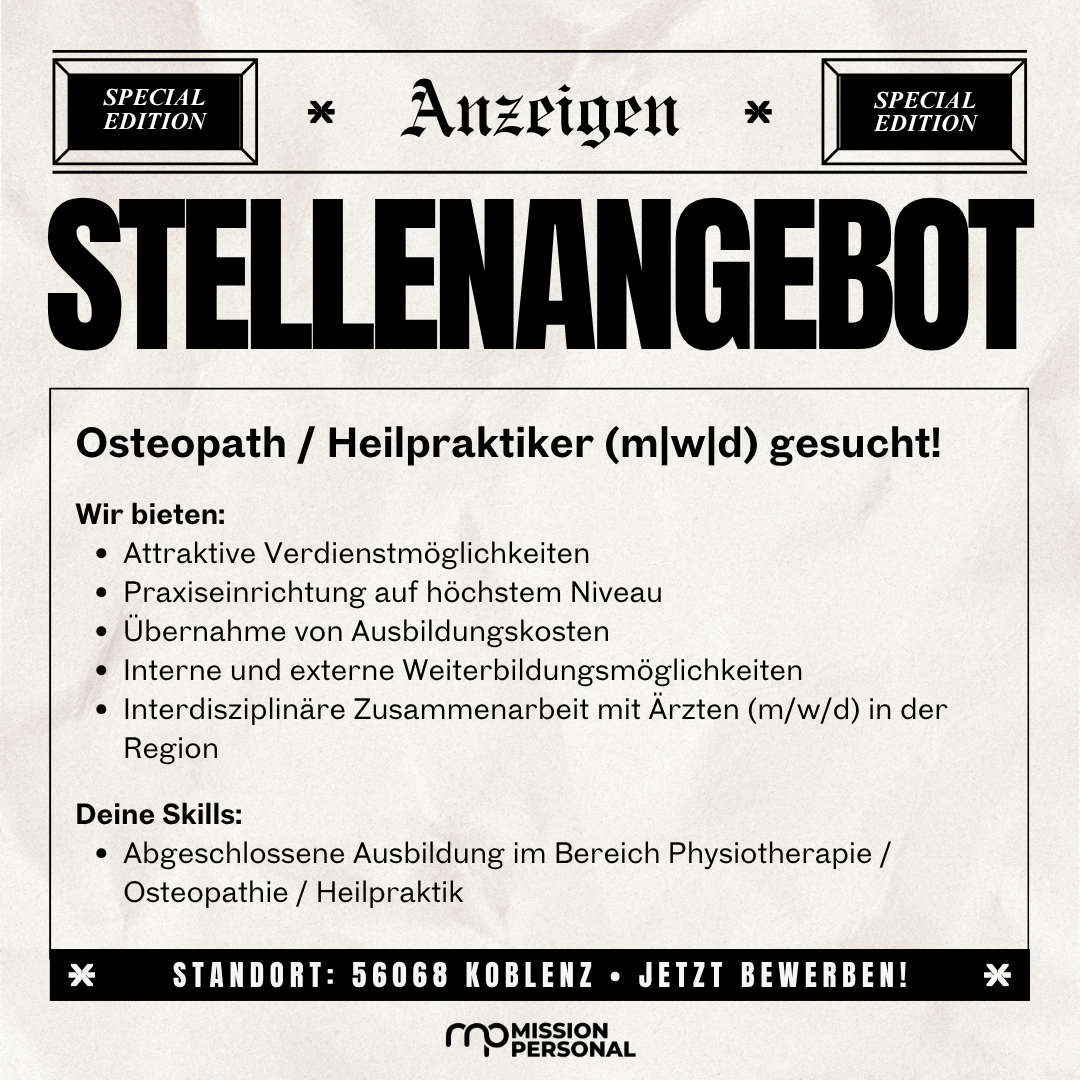 Unsere Mission - Dein neuer Job Facebook ad