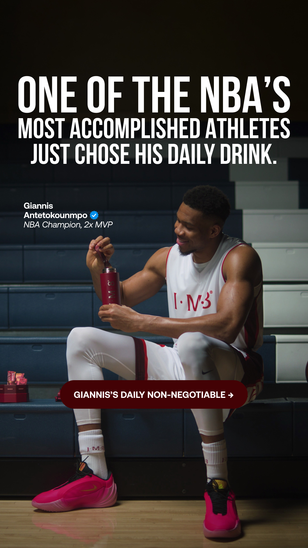 Giannis Antetokounmpo Facebook ad