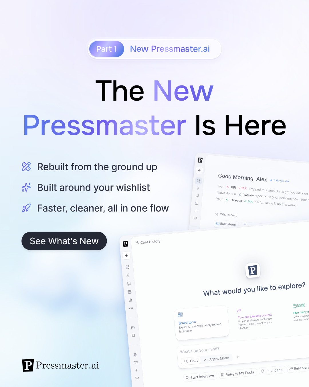 Pressmaster.ai Facebook ad