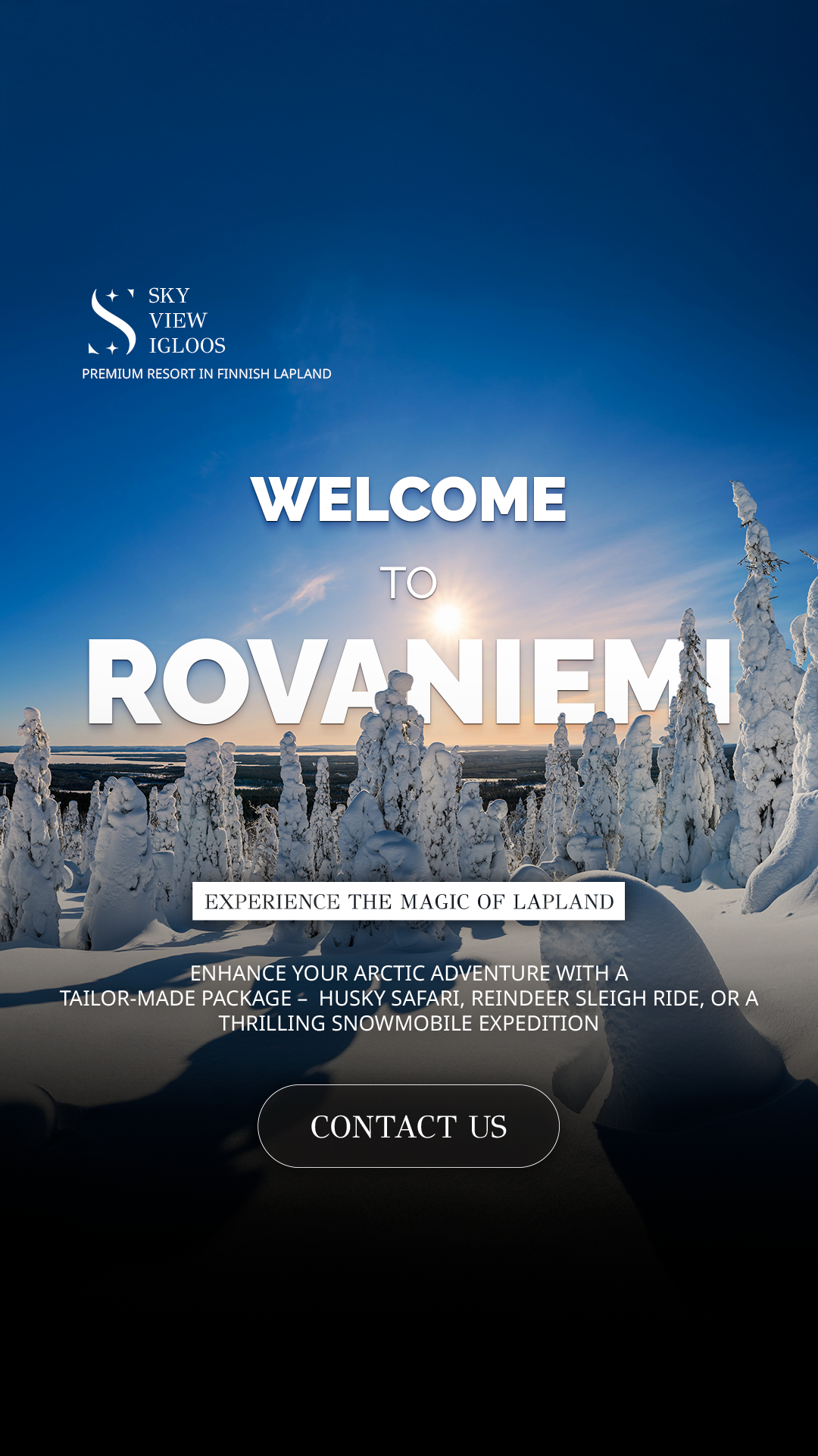 SkyView Igloos Facebook ad