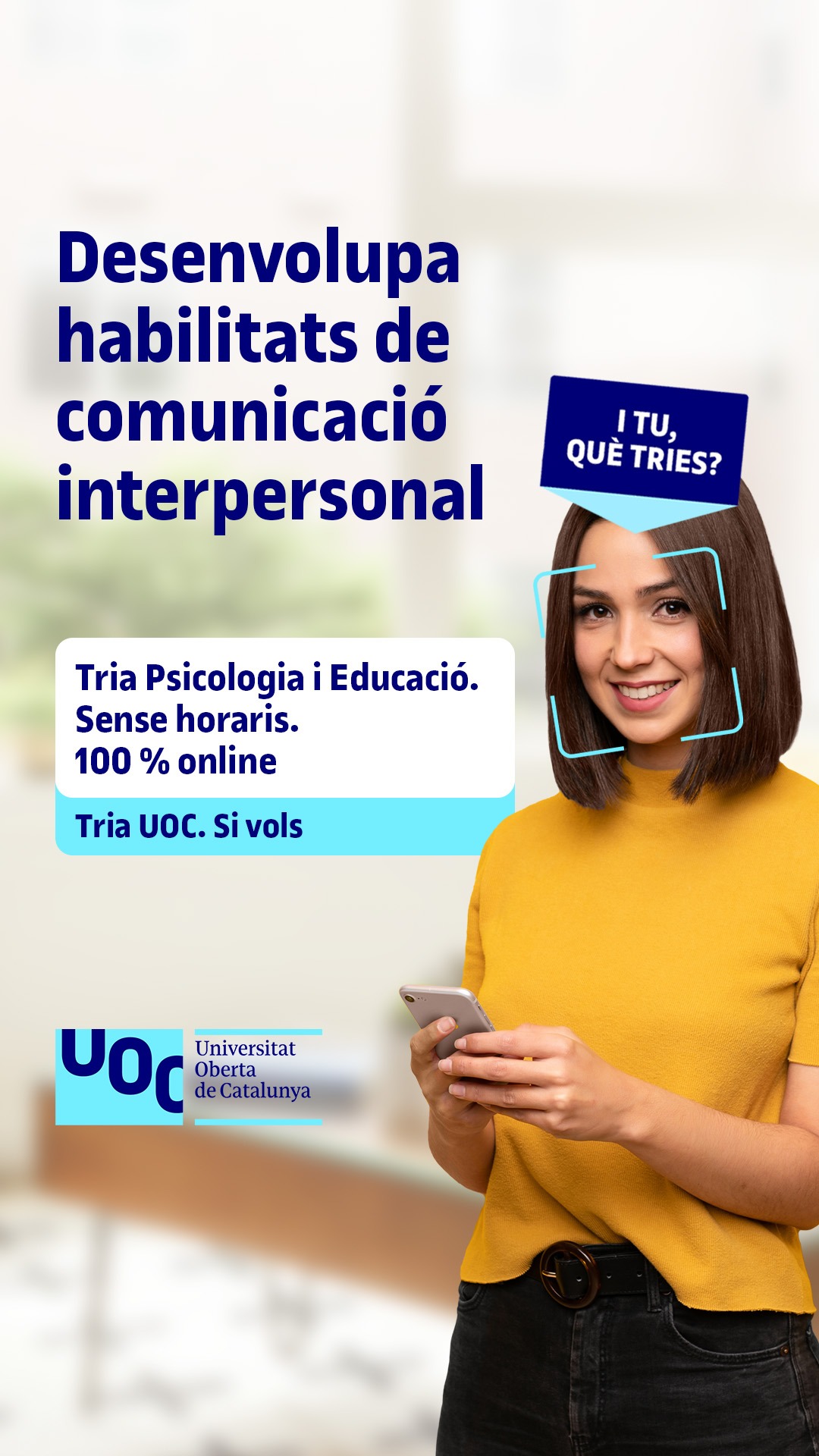 Universitat Oberta de Catalunya (UOC) Facebook ad