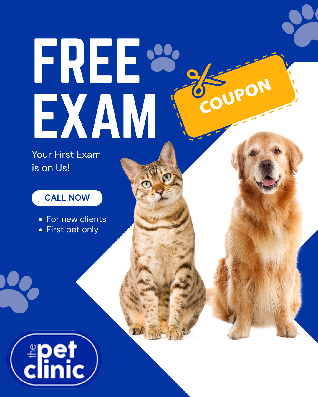 The Pet Clinic Facebook ad