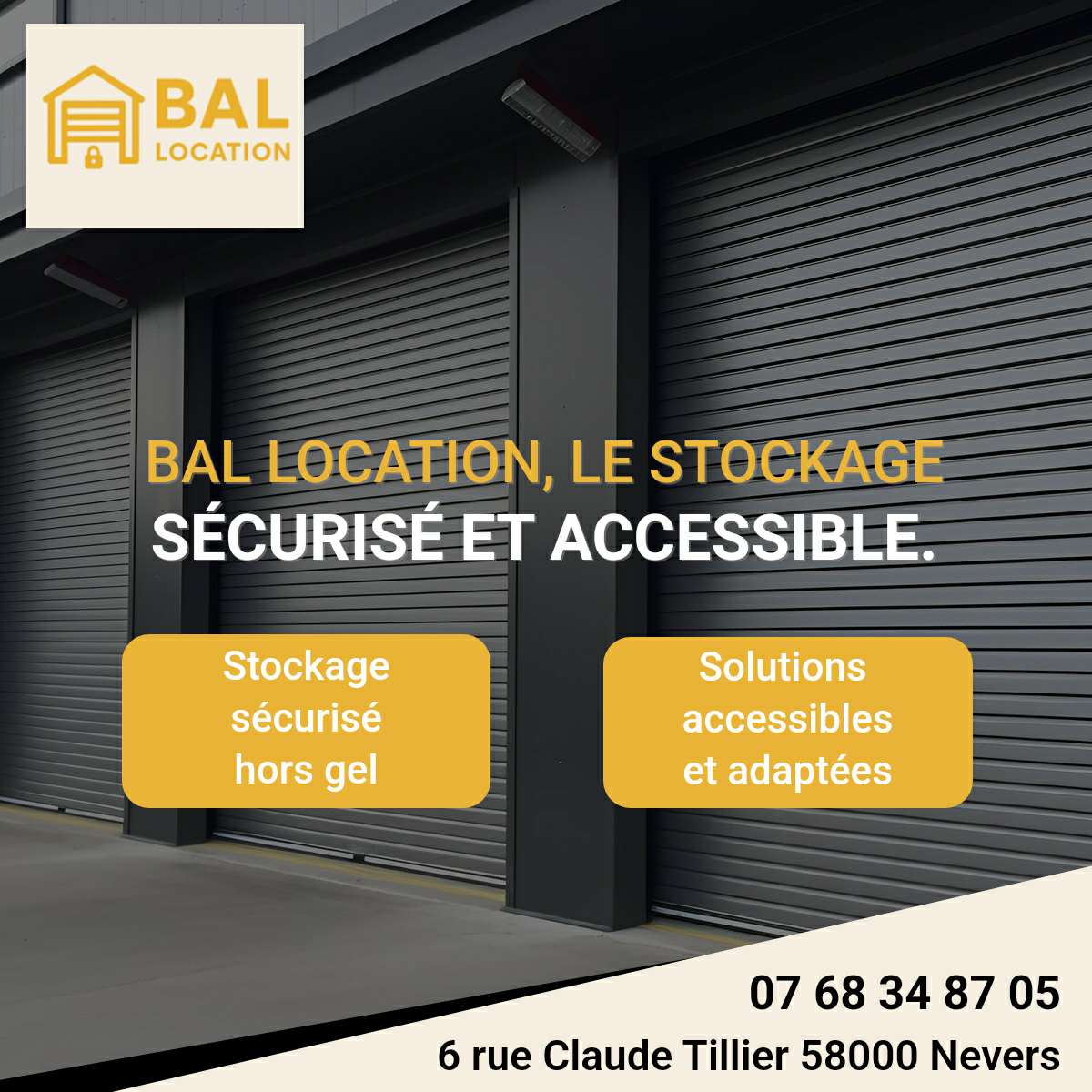 BAL Location Facebook ad: BAL Location Nevers - Box de stockage individuel (adresse…